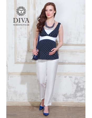 Топ для кормящих и беременных Diva Nursingwear Alba, Pois