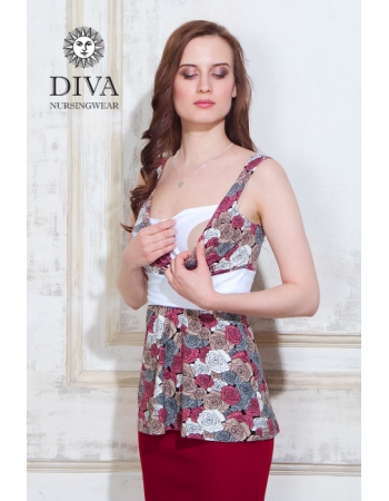 Топ для кормящих и беременных Diva Nursingwear Alba, Rose