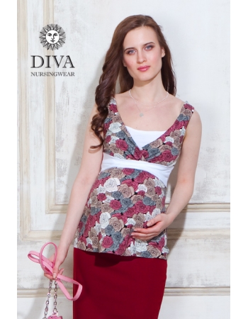 Топ для кормящих и беременных Diva Nursingwear Alba, Rose