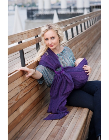 Слинг с кольцами Ellevill Zara Aubergin