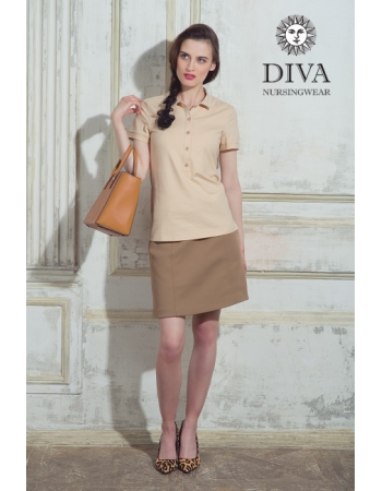 Топ для кормления Diva Nursingwear Polo, цвет Grano