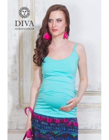 Майка для кормящих и беременных Diva Natale, цвет Menta