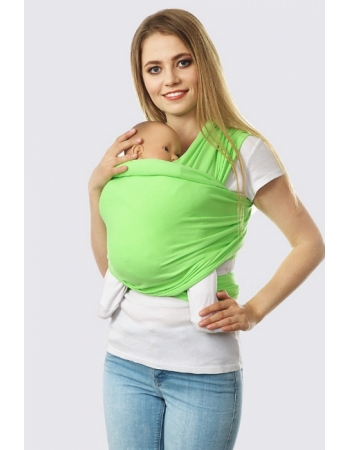 Слинг-шарф трикотажный, салатовый