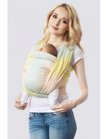 Слинг-шарф алмазного плетения, градация бэби