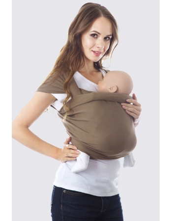 Слинг-шарф трикотажный, шоколад