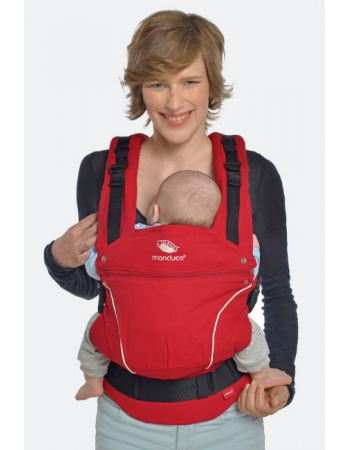 Эрго-рюкзак Manduca PureCotton, Chili Red (красный)