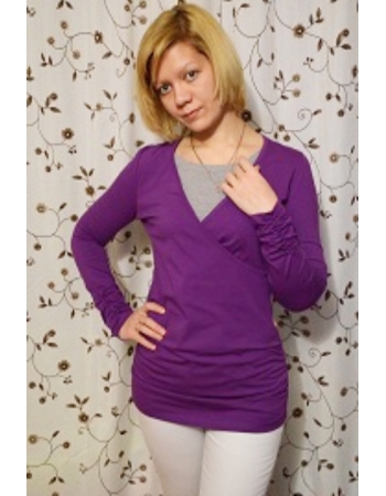 Блуза для кормящих "Сирень"