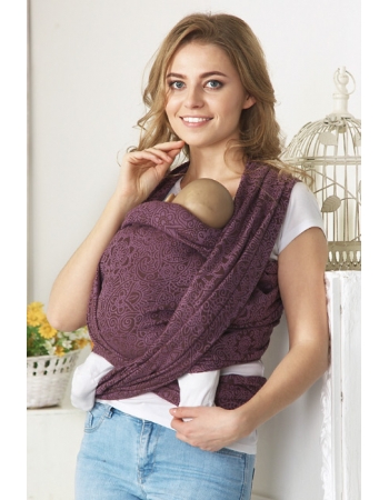 Слинг-шарф Огурцы, розовый