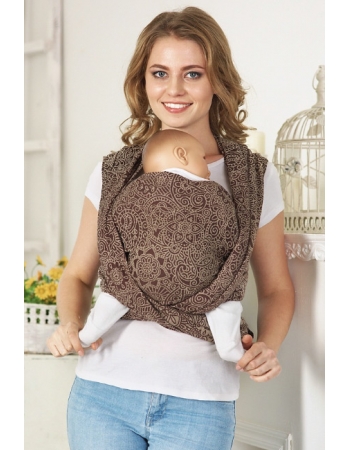 Слинг-шарф Огурцы, бежевый