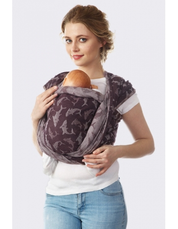 Слинг-шарф Акулы, коричневый