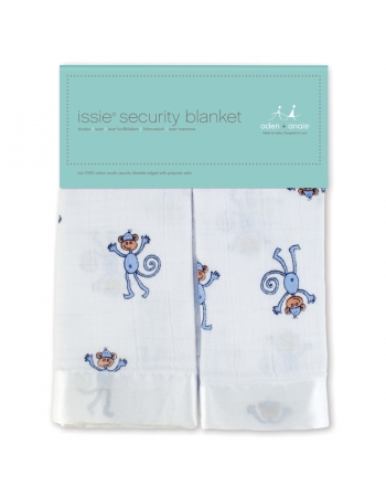 Муслиновые пеленки для новорожденных Aden&Anais маленькие, набор 2, Monkey