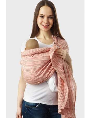 Слинг с кольцами Mums Era "Лайн", рубин