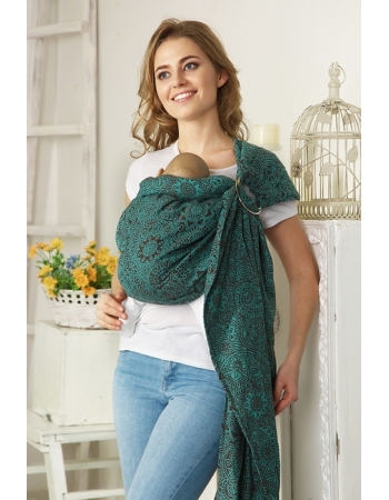 Слинг с кольцами Mums Era "Mendi", тиффани