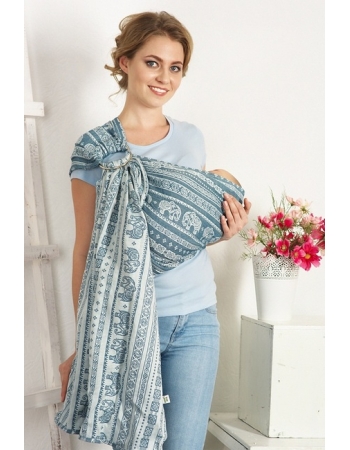 Слинг с кольцами Mums Era "Elephant", корсар