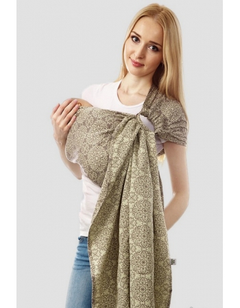 Слинг с кольцами Mums Era "Блум", грей