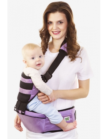 Хипсит со спинкой Mums Era, лаванда/черный