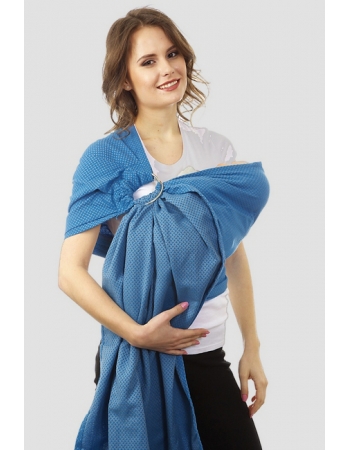 Слинг с кольцами Mums Era "Нордик", лазурь