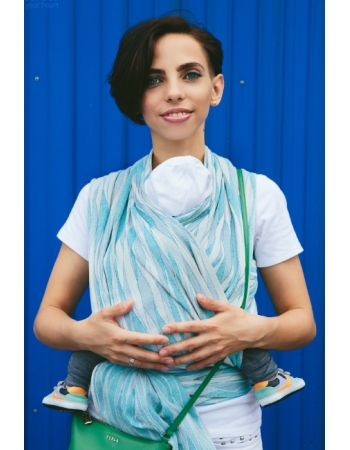 Слинг-шарф Velina, Aquamarine Waves