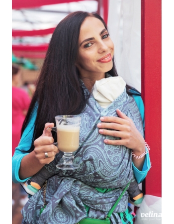 Слинг-шарф Velina, Mint Paisley