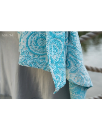 Слинг-шарф Velina, Aquamarine Paisley