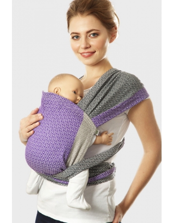 Май-слинг Mums Era "Диамант", жемчуг/лилак