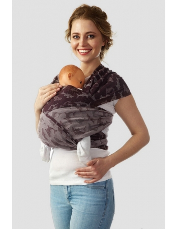 Май-слинг Mums Era "Акулы", браун