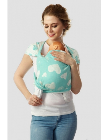 Май-слинг Mums Era "Сердца", ментол