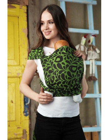 Май-слинг Mums Era "Birds", лайм