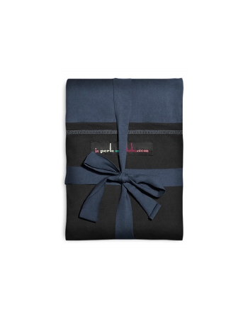 Слинг-шарф JPMBB трикотажный, цвет "синий-черный"