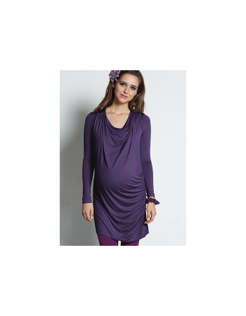 Туника для кормления Mothers en Vogue "Vesta Maxi", цвет фиолетовый