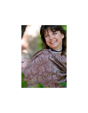 Слинг-шарф Ellevill Paisley Linen Java