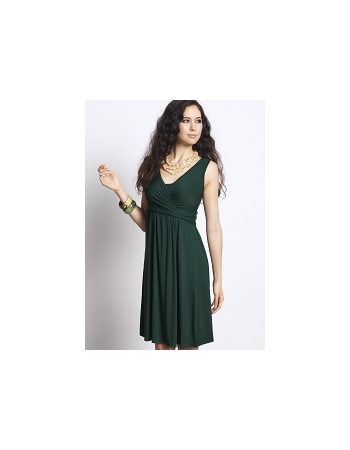 Платье Mothers en Vogue "Wrap Dress" без рукавов, цвет зеленый