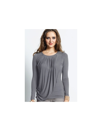 Топ для кормления Mothers en Vogue "Goddess Drape", цвет серый