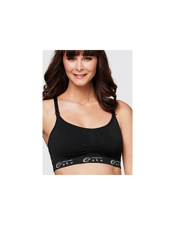 Бюстгальтер для кормящих Cake Cotton Candy черный