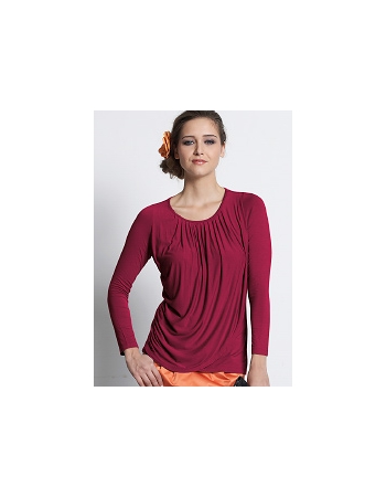 Топ для кормления Mothers en Vogue "Goddess Drape", вишневый