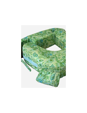 Подушка для кормления двойни "Зеленые огурцы"