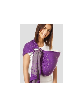 Слинг с кольцами Mum's Era "Звездное небо", лилак