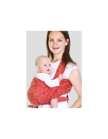 Слинг-шарф Mum's Era "Пейсли", коралл