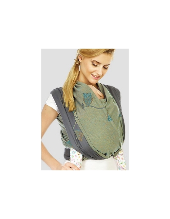 Слинг-шарф Mum's Era "Совы", лайм