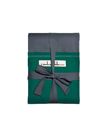 Слинг-шарф JPMBB трикотажный, цвет "синесерый - зеленый"