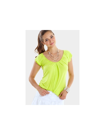 Топ для кормления Mothers en Vogue "Slouchy Pleated" без рукавов, цвет лайм