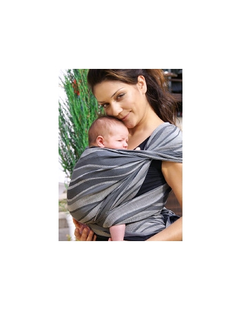 Слинг-шарф Didymos, Waves Silver (серебряные волны)