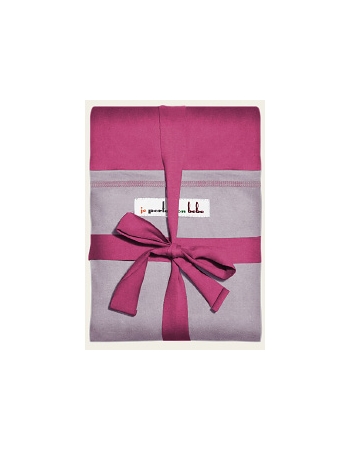 Слинг-шарф JPMBB трикотажный, цвет "фуксия - лавандовый"