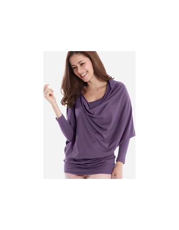 Топ для кормления Mothers en Vogue Cowl Neck Dolman, сиреневый (Muted Amethyst)
