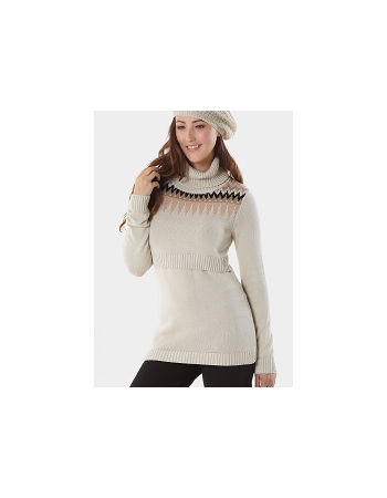 Свитер для кормящих Fair Isle, песочный