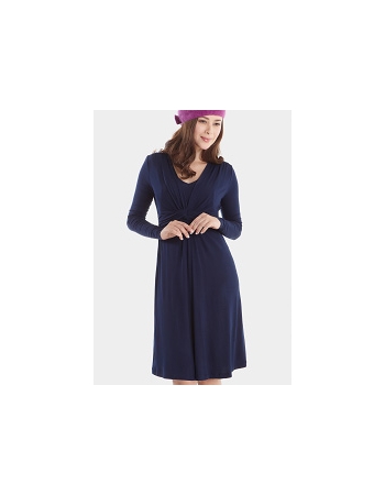 Платье для кормящих Mothers en Vogue Tasha Knot, синий (Twilight Indigo)