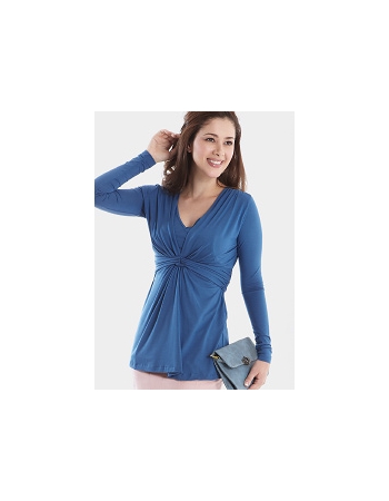 Топ для кормления Mothers en Vogue Tasha, синий (Sterling Blue)