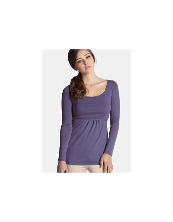 Топ для кормления Mothers en Vogue Must Have U-Neck, сиреневый (Purple Ash)