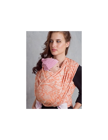 Слинг-шарф Diva Milano cо льном, Rose Arancio