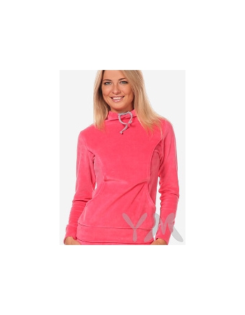 Толстовка YammyMammy (yammy mammy) велюровая, цвет "коралл"